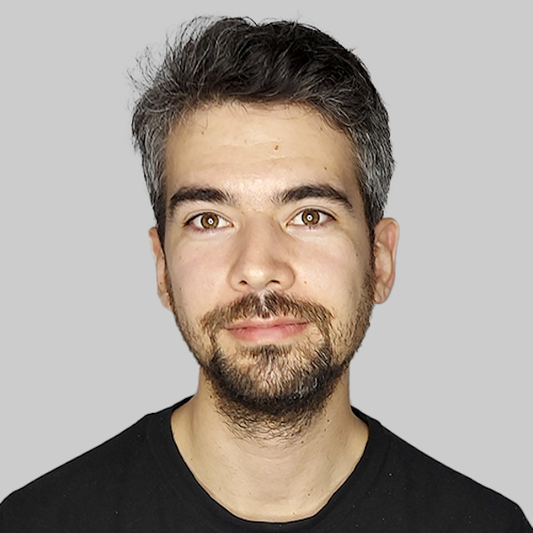 Zu sehen sind eine mehrere Reihen von Blechbläsern beim Spielen.