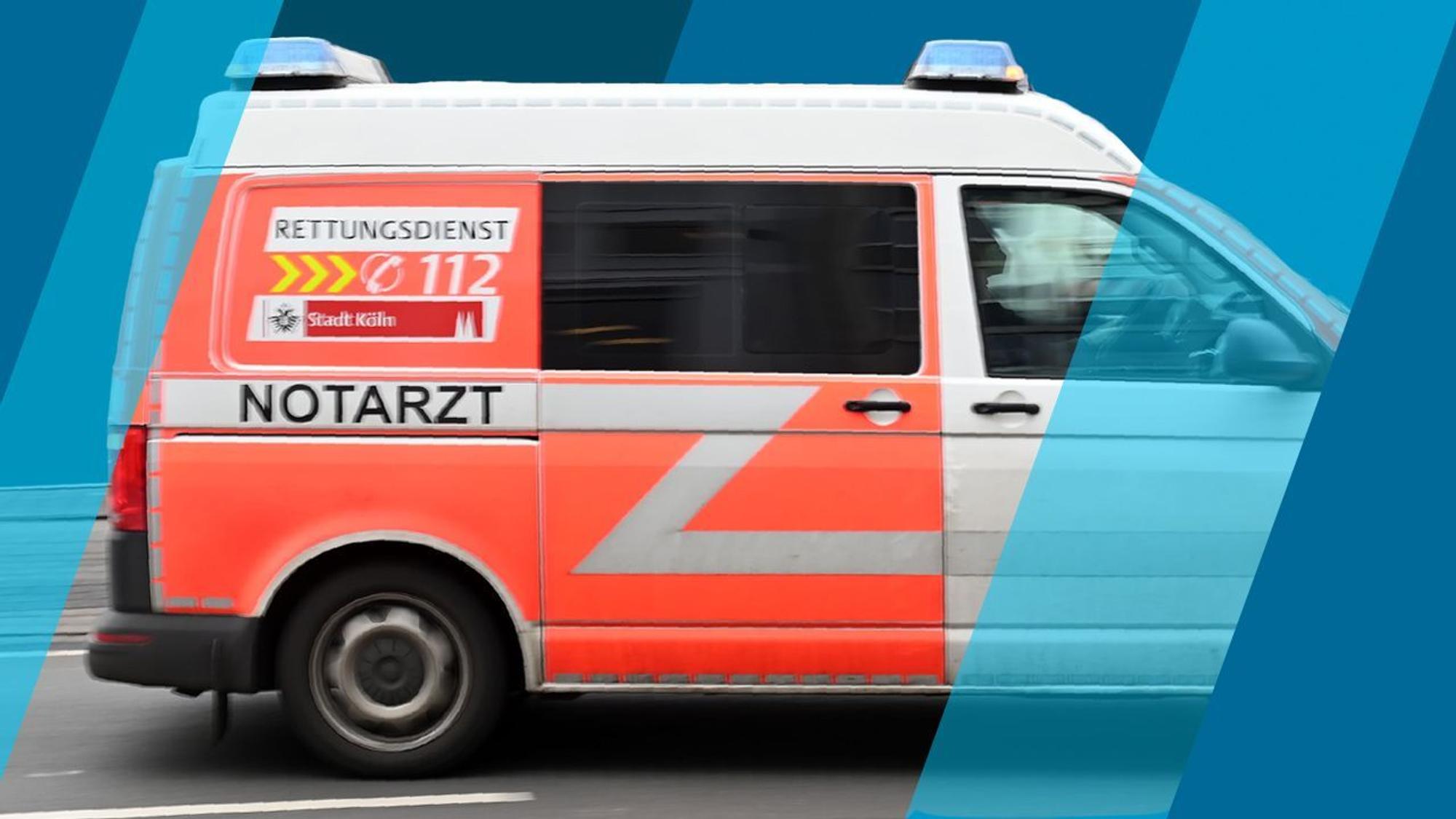 Ein Notarztwagen