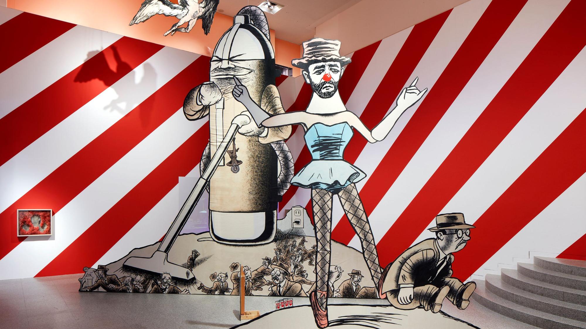 Ein Kunstwerk der Ausstellung.