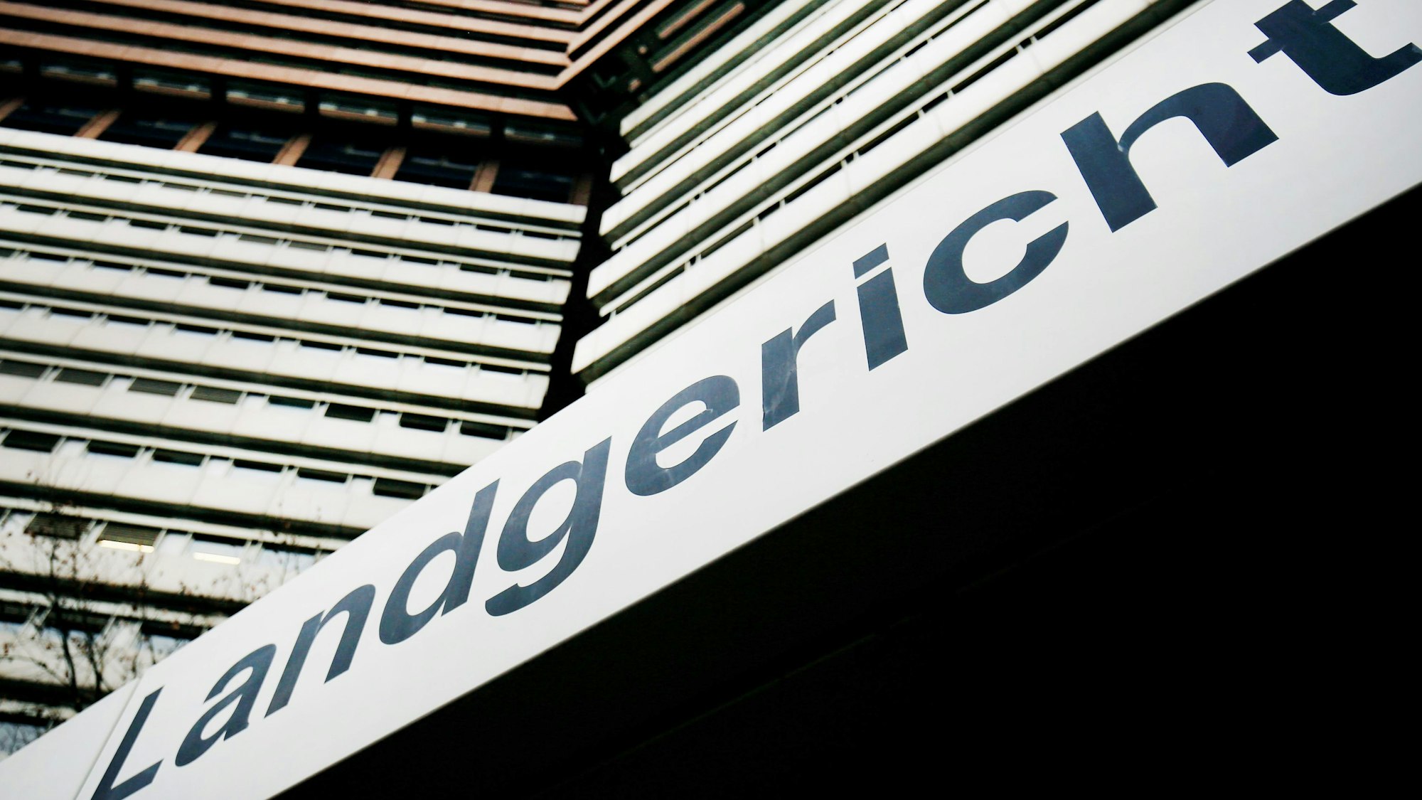 Außenansicht des Landgerichts Köln.