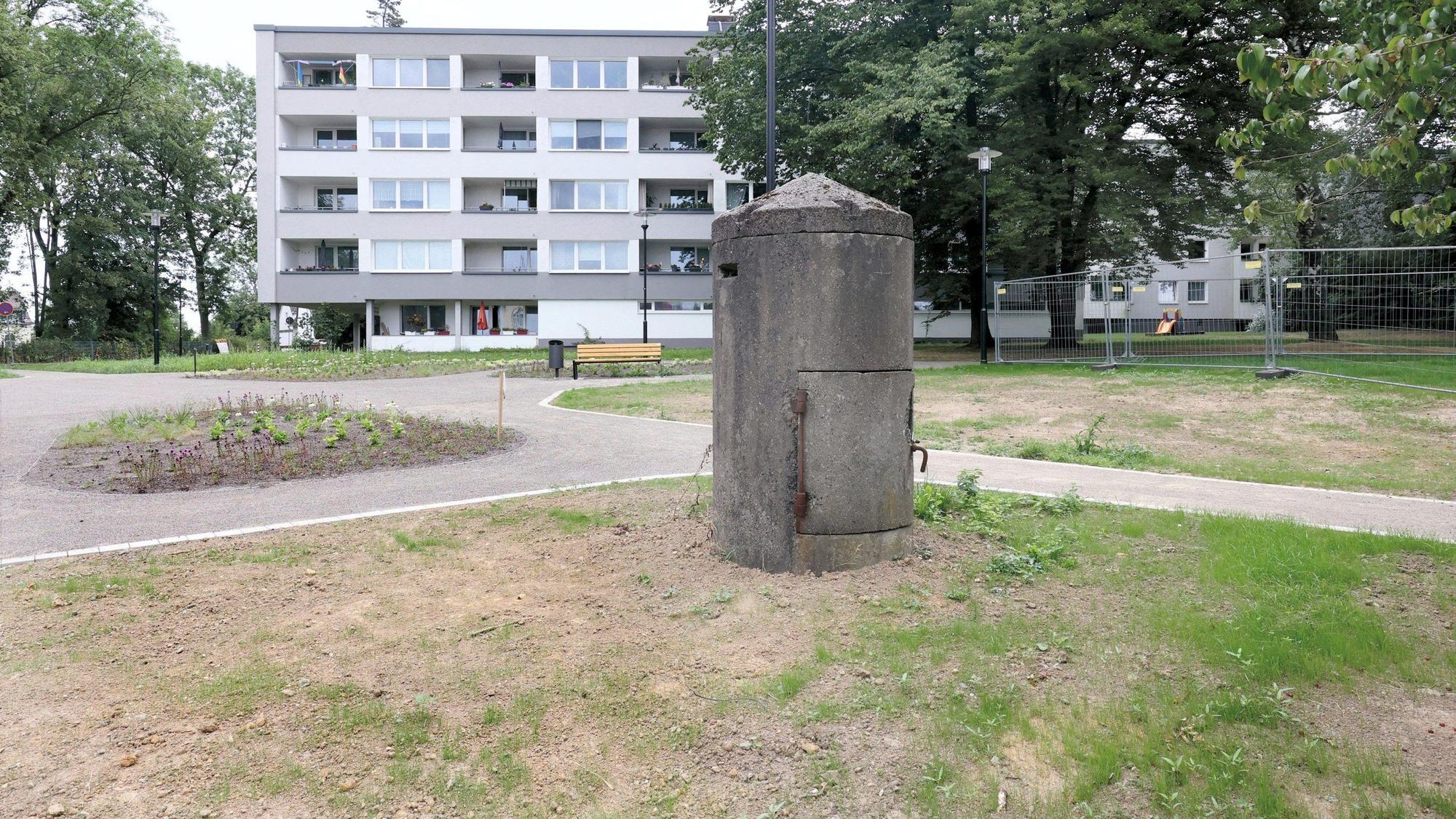 Der neugestaltete Innenstadtpark West in Burscheid