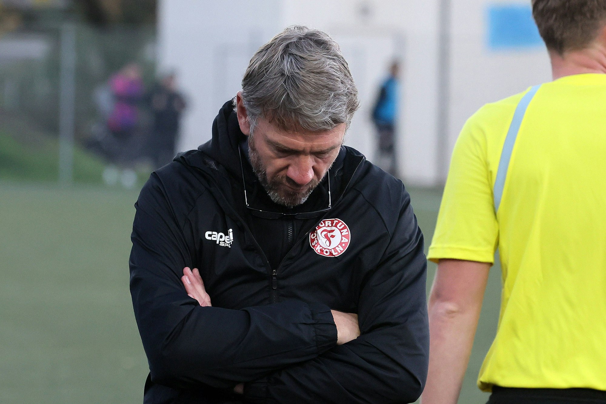 Markus von Ahlen, Trainer des SC Fortuna Köln, nach der Pokal-Niederlage beim FC Hürth