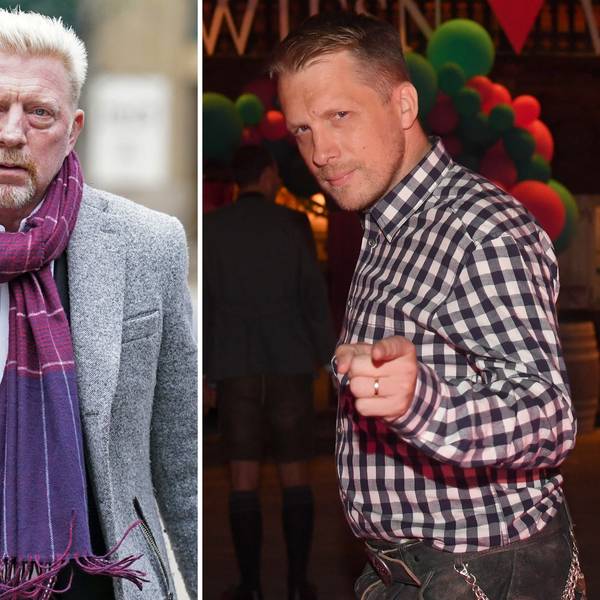 In einer Bilderkombination sind der ehemalige Tennis-Profi Boris Becker und Comedian Oliver Pocher zu sehen.
