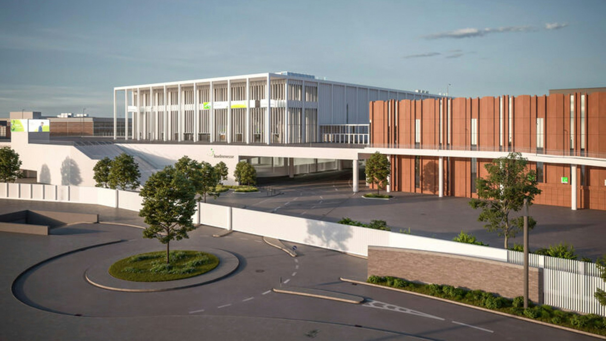 Visualisierung der neuen Messe-, Kongress- und Eventlocation Confex®