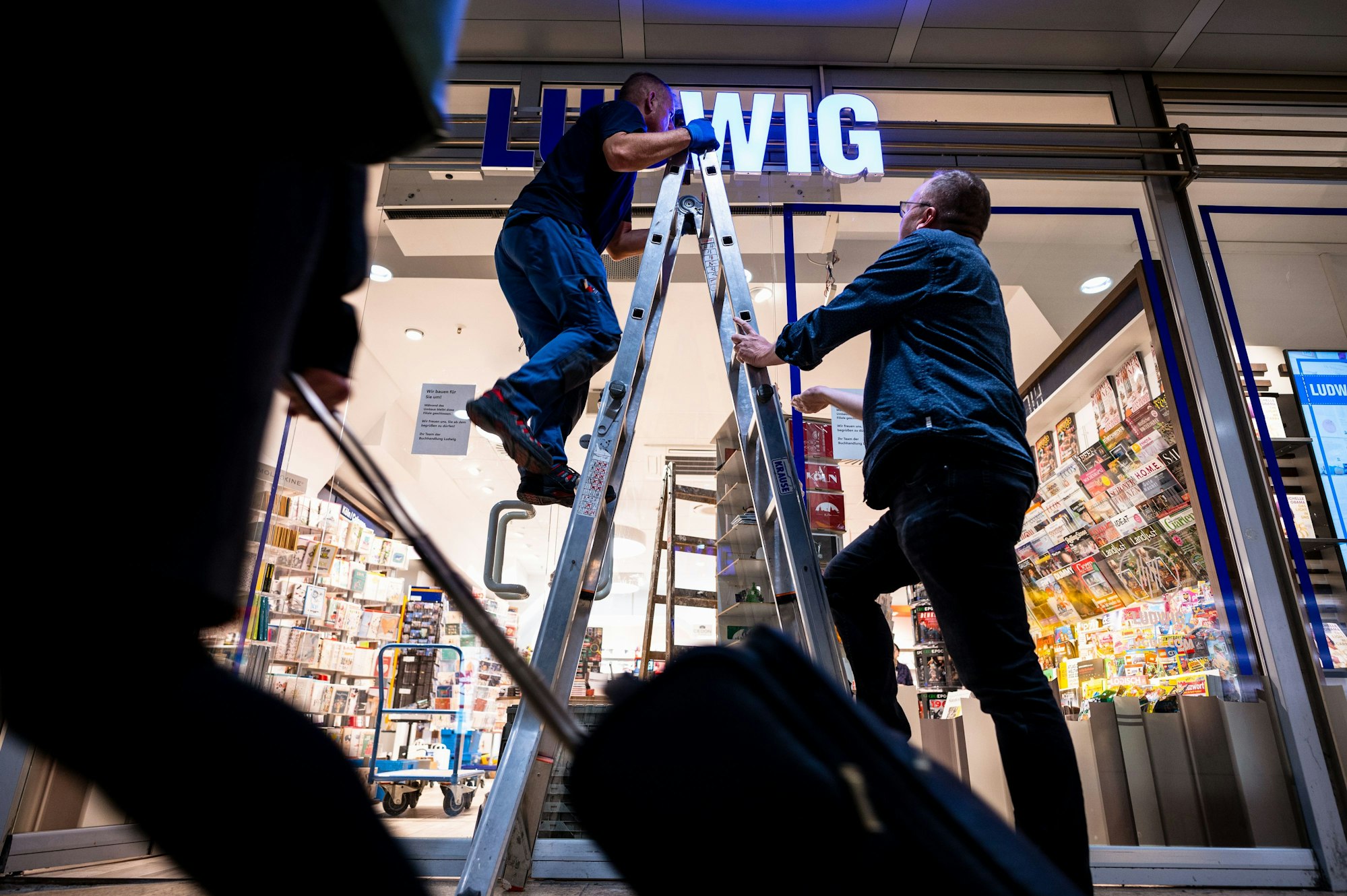 Buecherei Ludwig ist umgezogen.