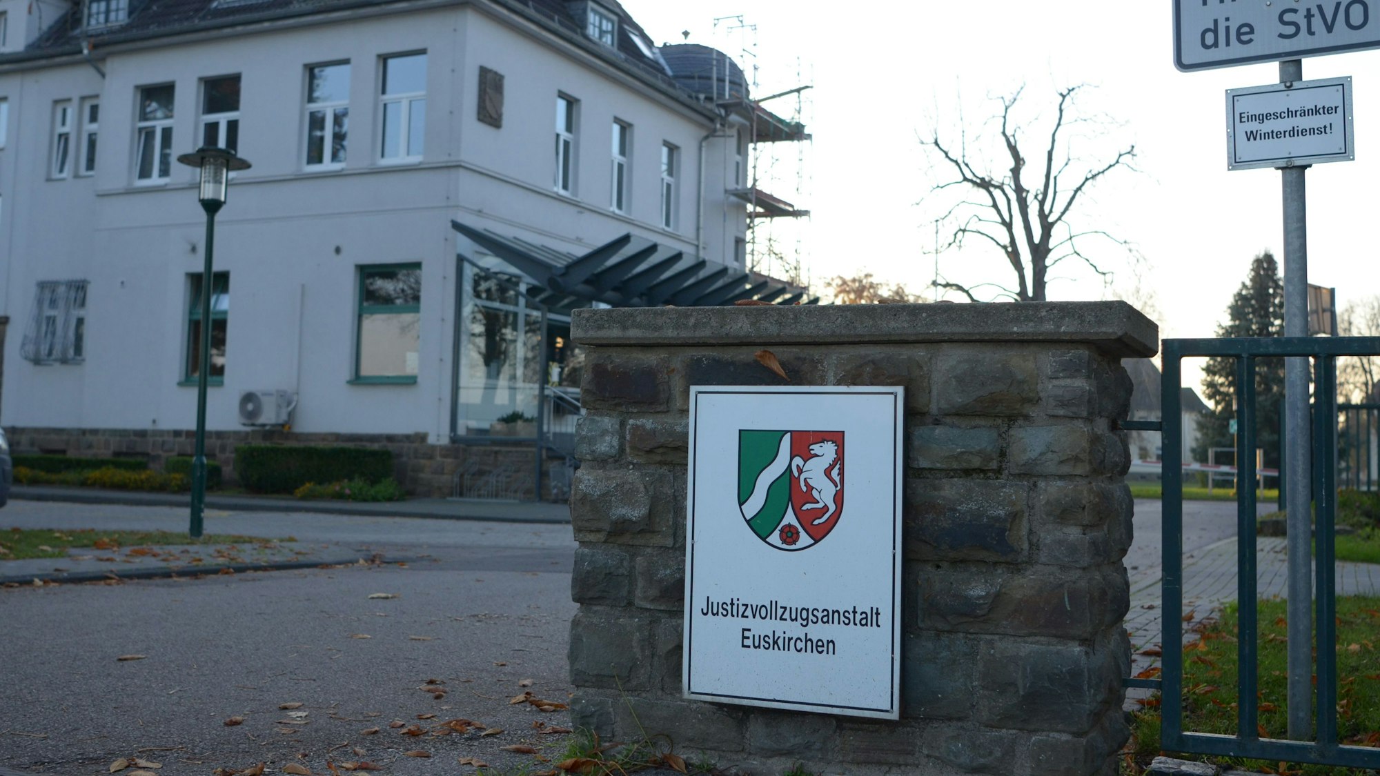 Der Eingang zur Justizvollzugsanstalt Euskirchen