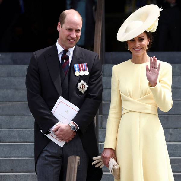 Prinz William und Prinzessin Kate nach deinem Gottesdienst.