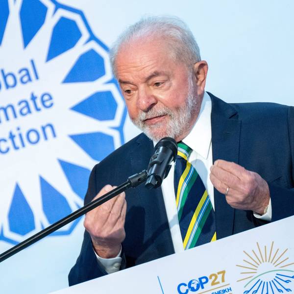 Luiz Inacio Lula da Silva spricht beim UN-Klimagipfel COP27.