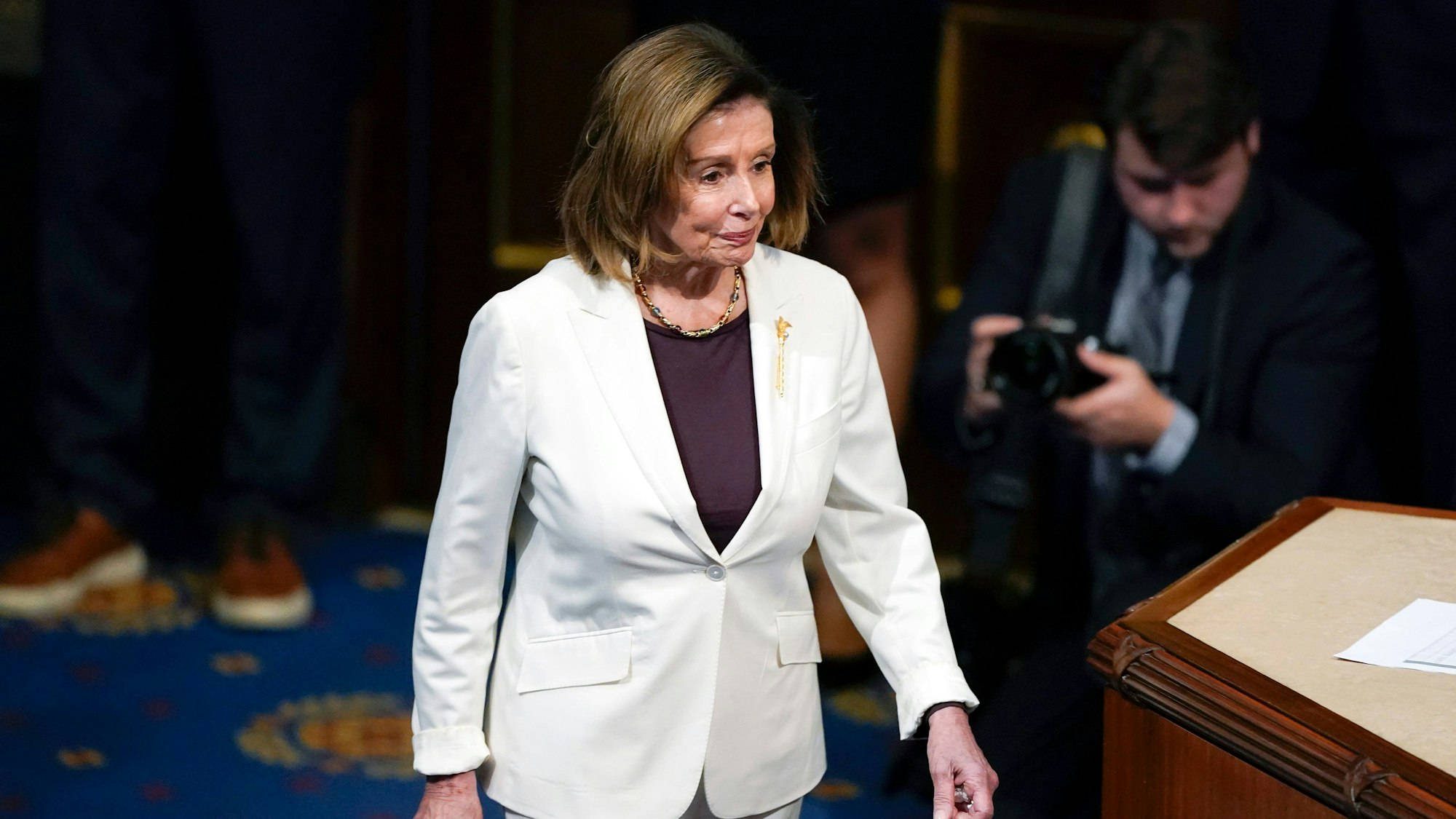 Die Vorsitzende des US-Repräsentantenhauses wird ihre Partei in der Parlamentskammer künftig nicht mehr anführen.