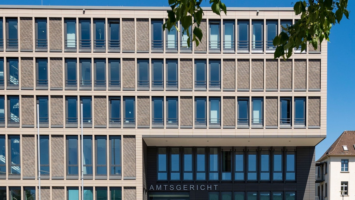 Das Amtsgerichtsgebäude in Gummersbach.