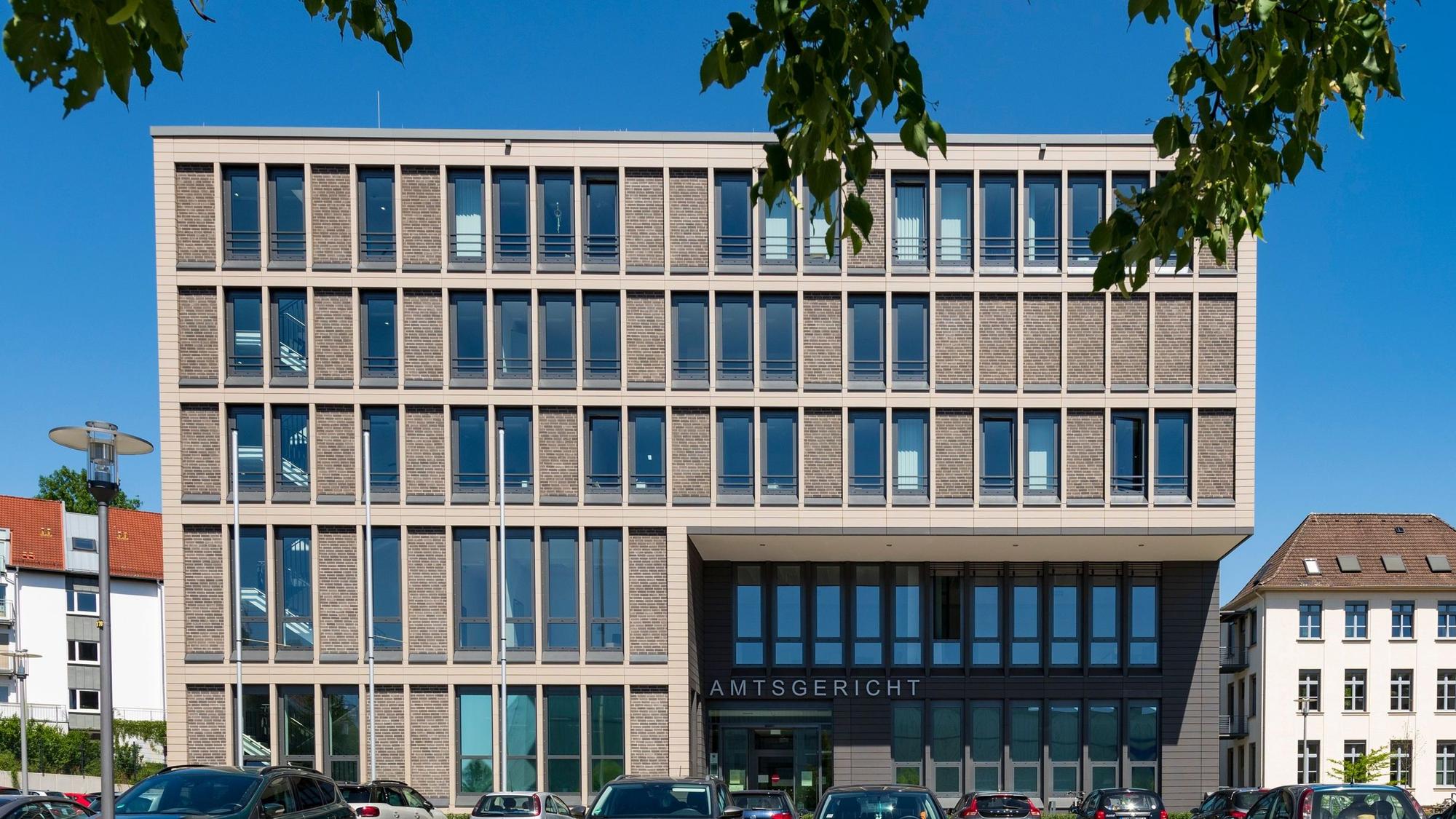 Zu sehen ist der Neubau des Amtsgerichts in Gummersbach.