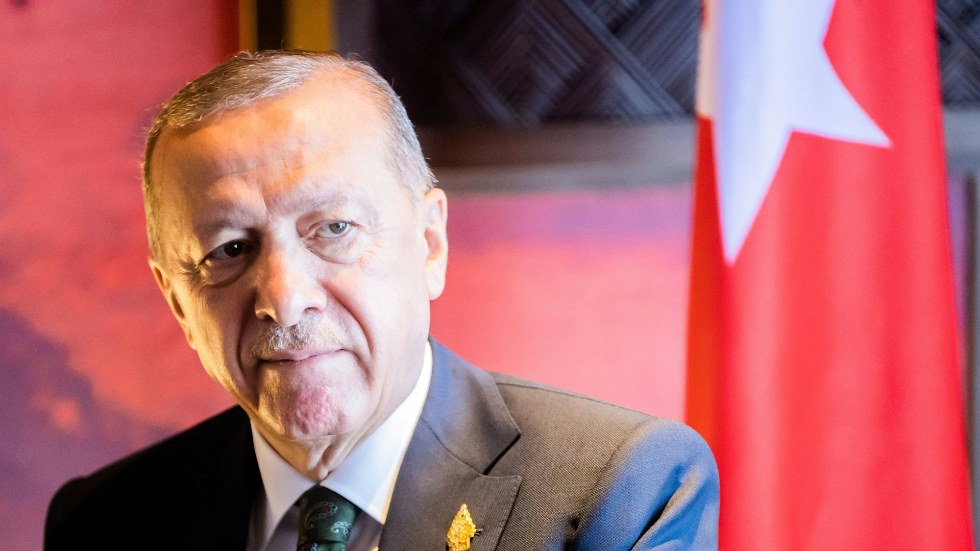 Recep Tayyip Erdogan beim G20-Gipfel in Indonesien.
