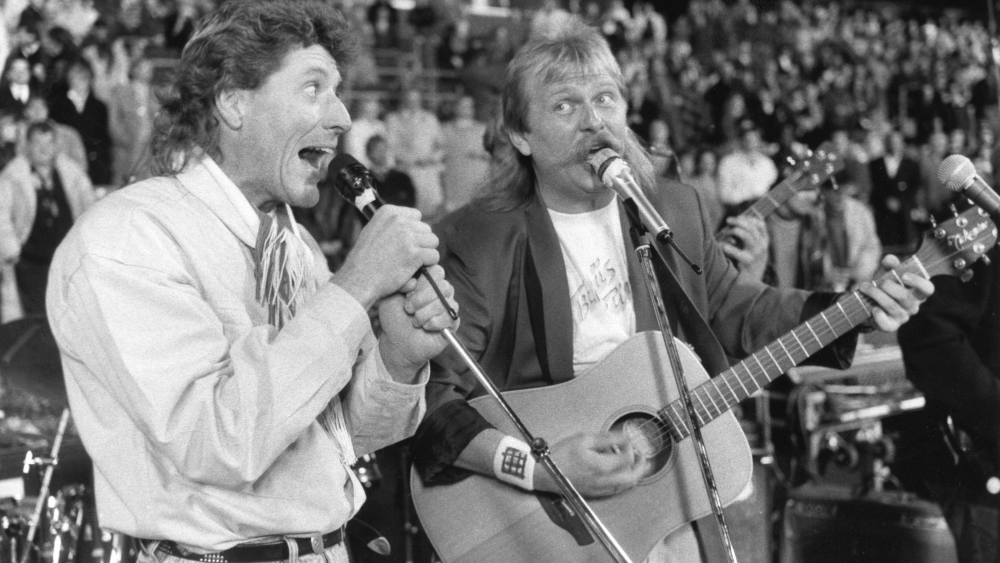 Toni Schumacher und Henning Krautmacher von den Höhnern.