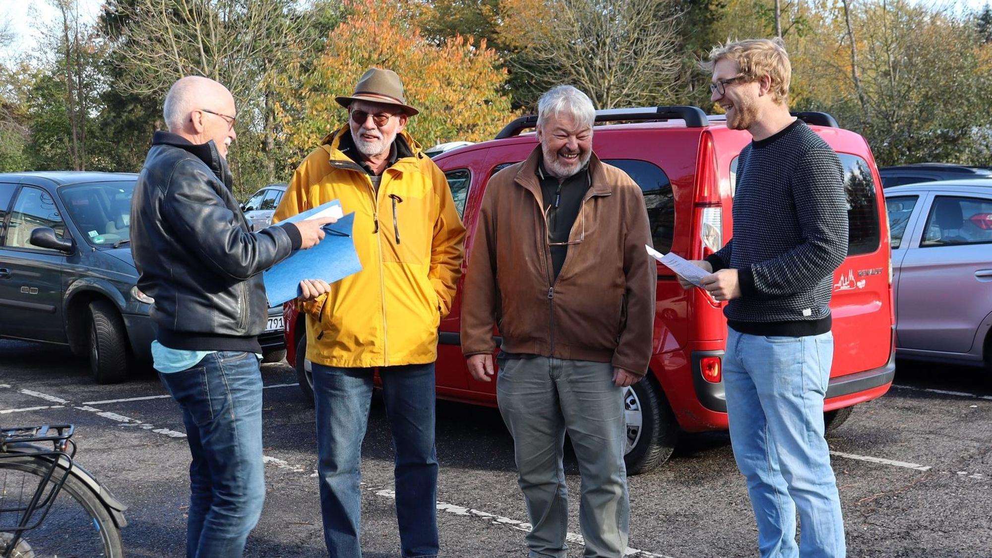 Rainer Drese, HorstNoack, Hans Stengle und Jonas Höltig (v.l.)