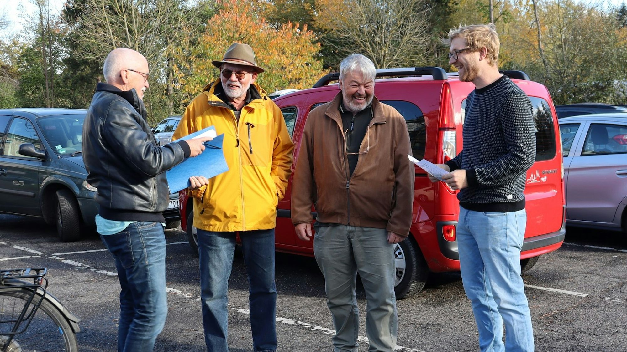 Rainer Drese, HorstNoack, Hans Stengle und Jonas Höltig (v.l.)
