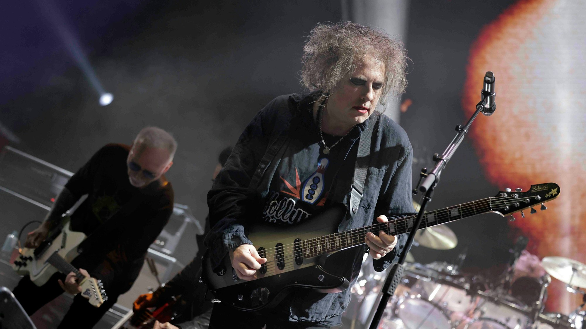 The Cure-Frontmann Robert Smith bei seinem Auftritt in Köln