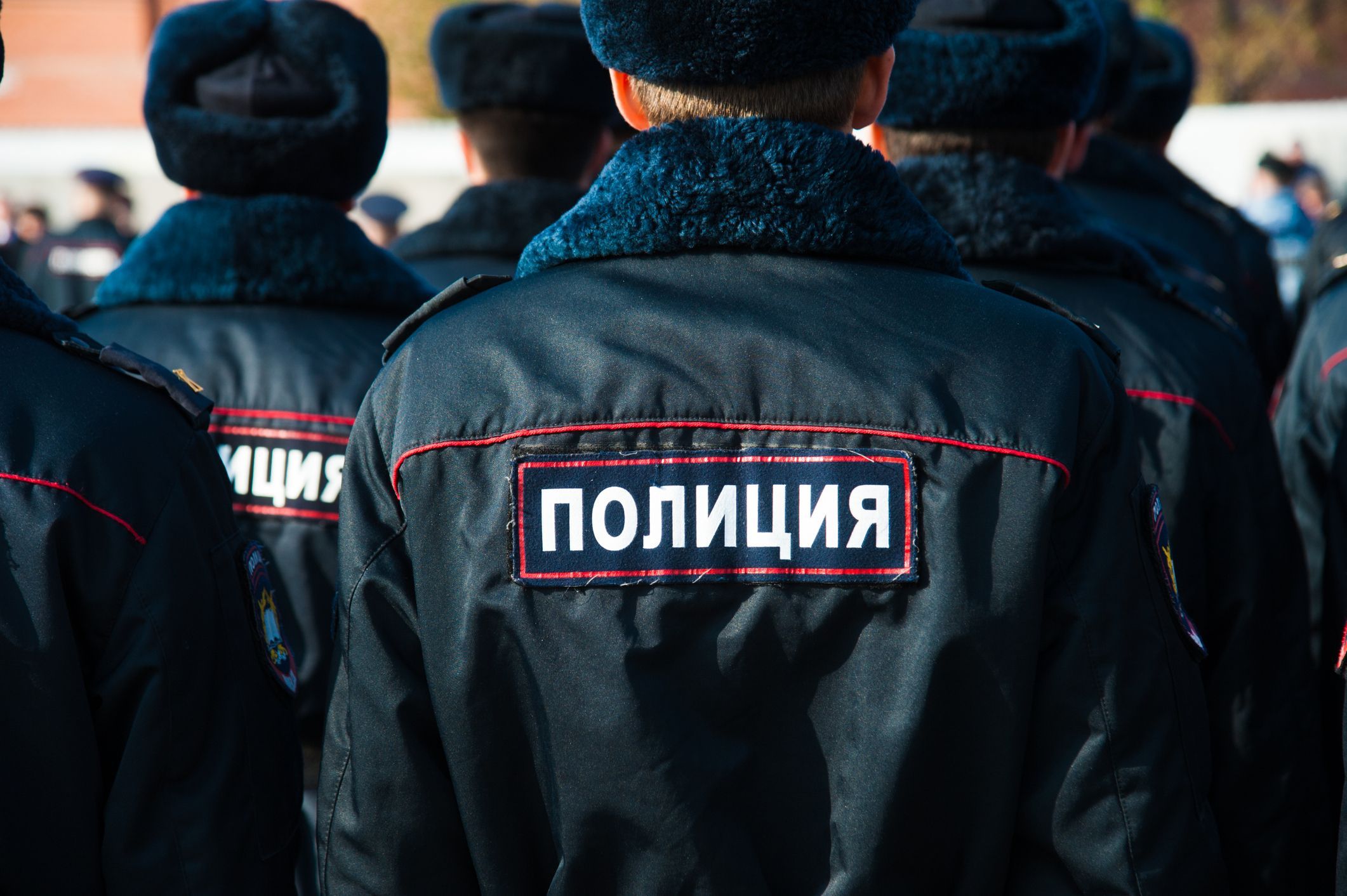 Ein russischer Polizist in Uniform. (Symbolbild)
