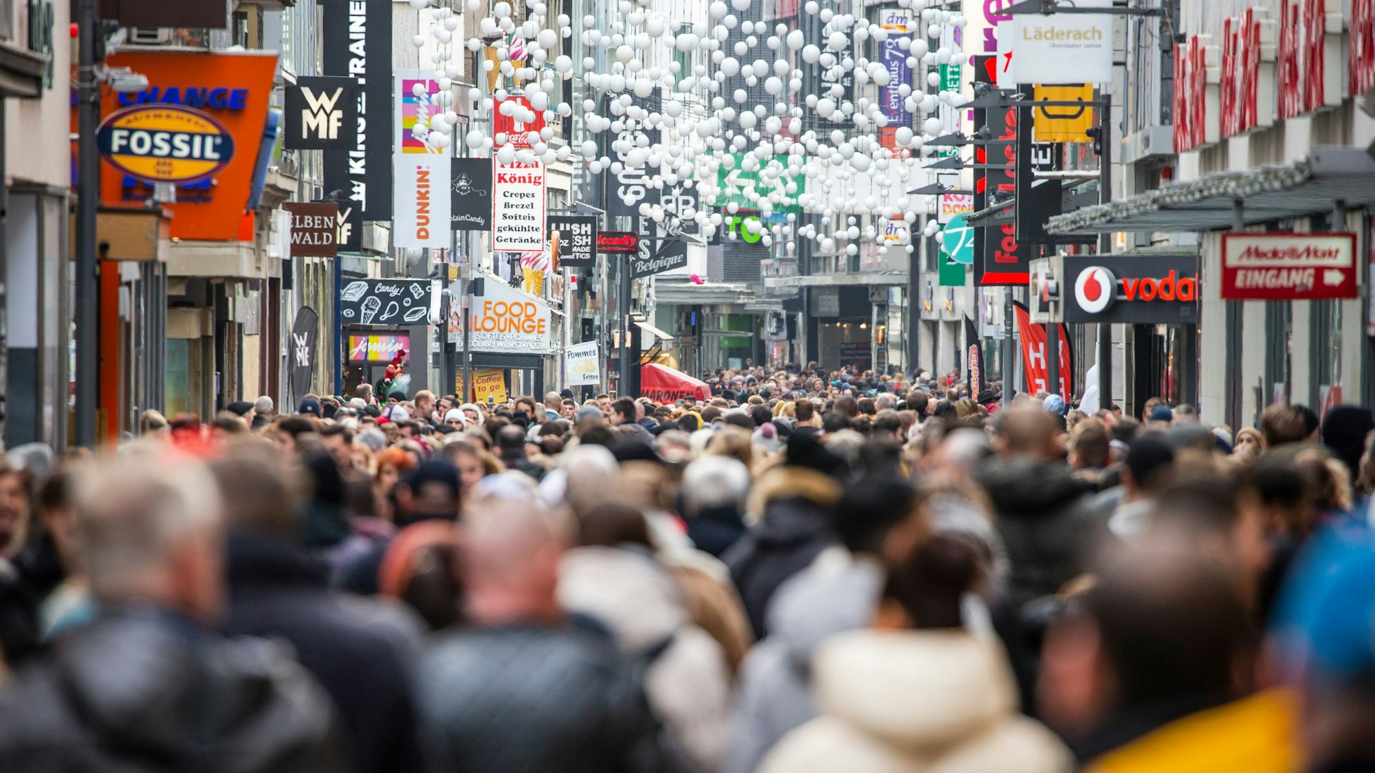 Schon am letzten Samstag war es in Köln sehr voll.