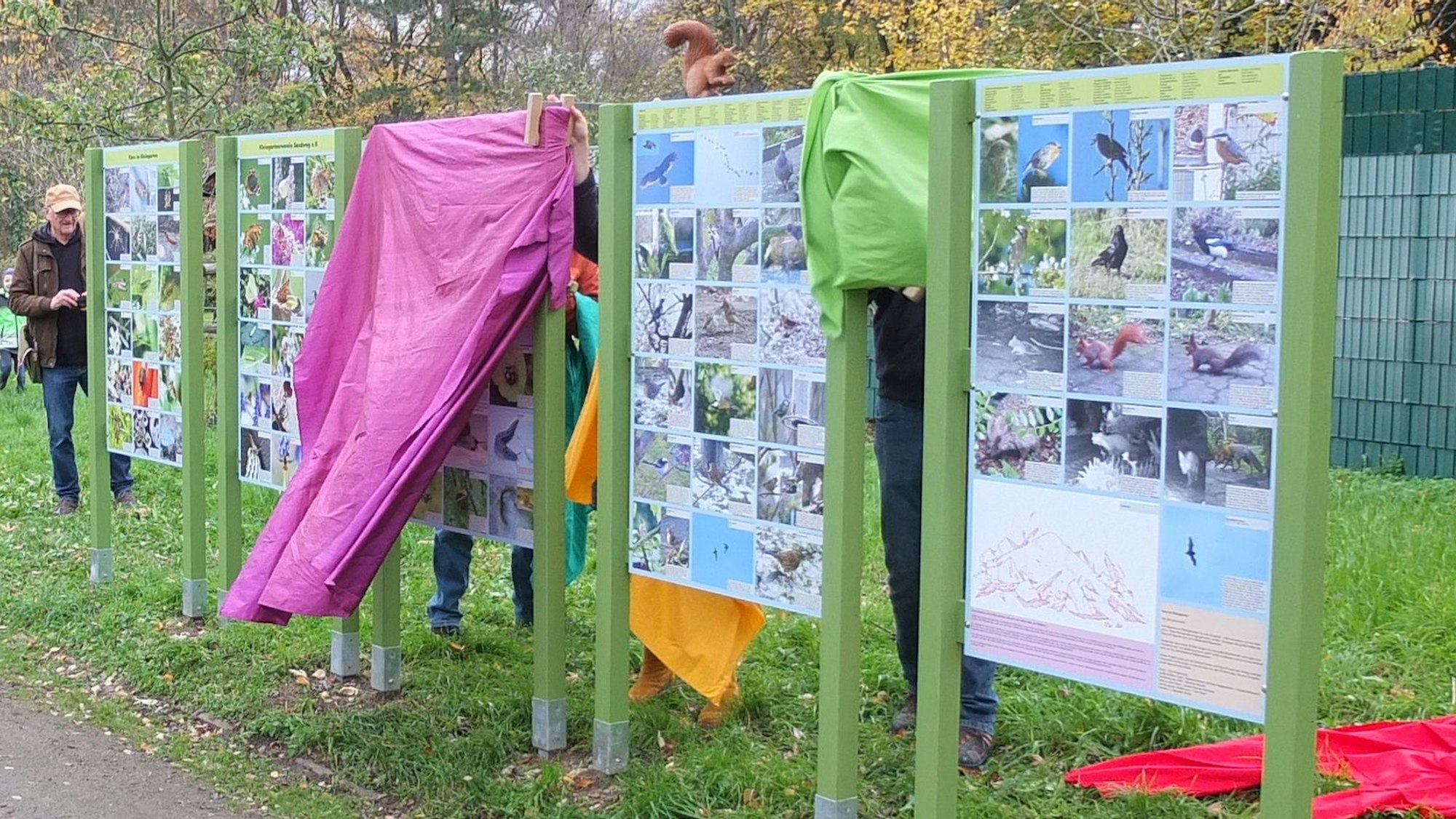 Fünf Tafeln mit mehr als 90 Tiermotiven