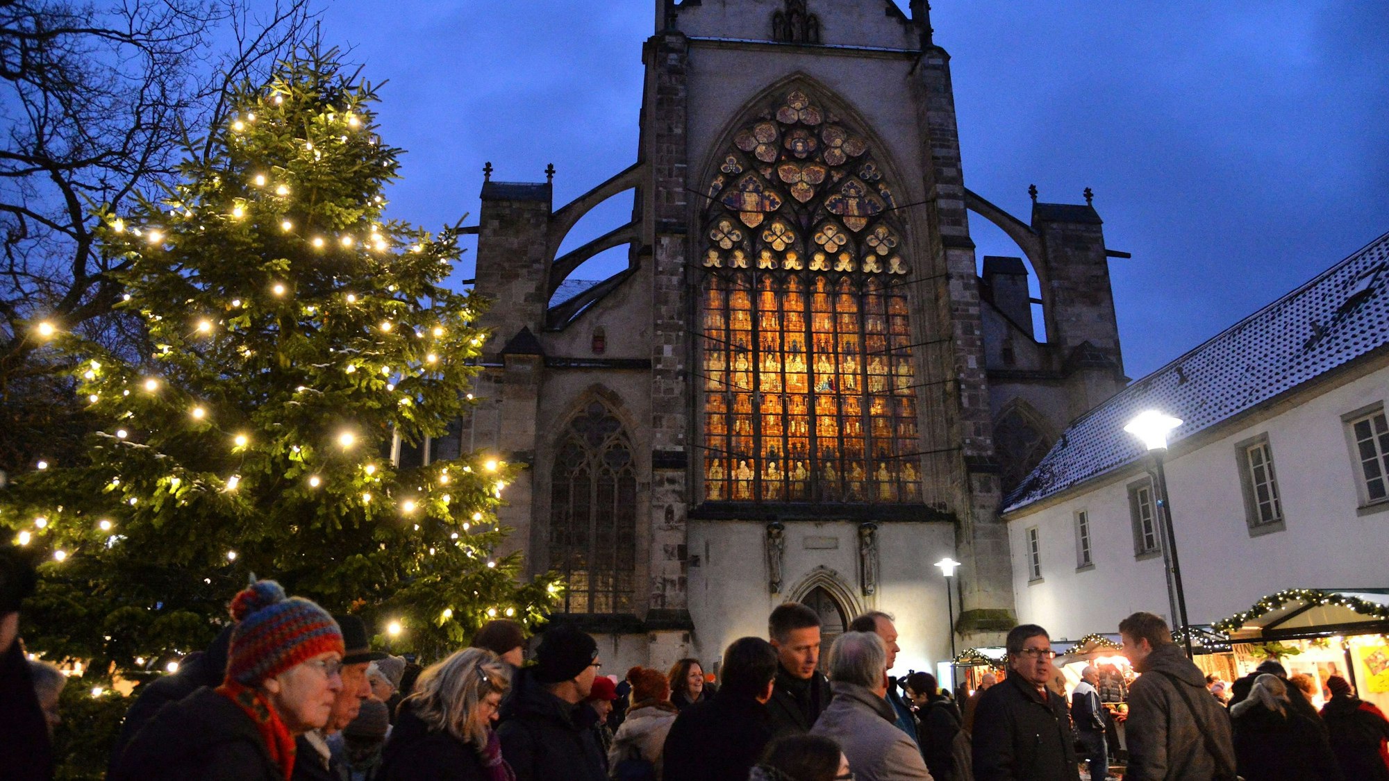 Der Weihnachtsberg in Altenberg.