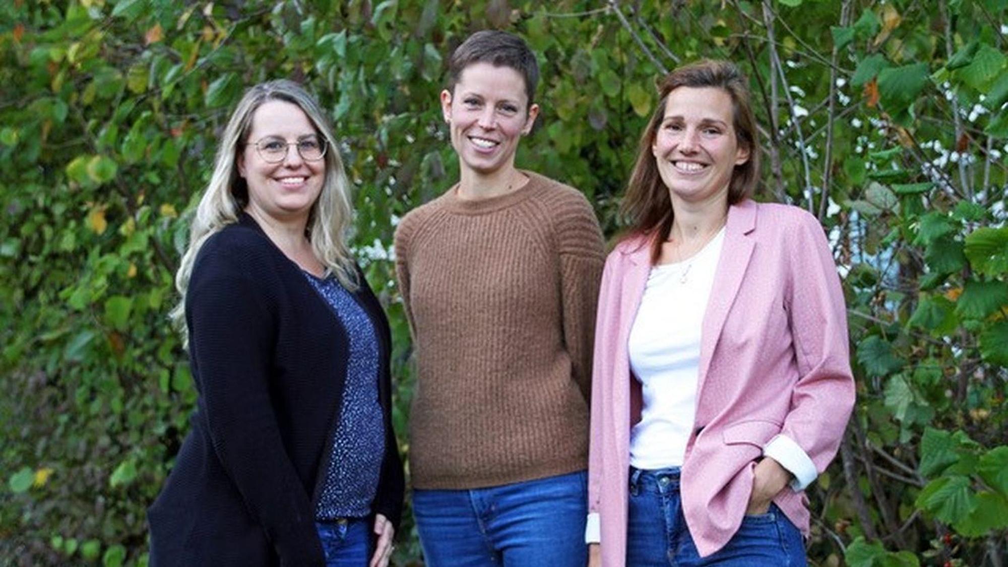 Der neue geschäftsführende Vorstand des Kinderschutzbundes Bad Münstereifel: (v.l.) Schatzmeisterin Lara Palmersheim, Vorsitzende Anna Bruchhagen, stellvertretende Vorsitzende Katharina Regh.