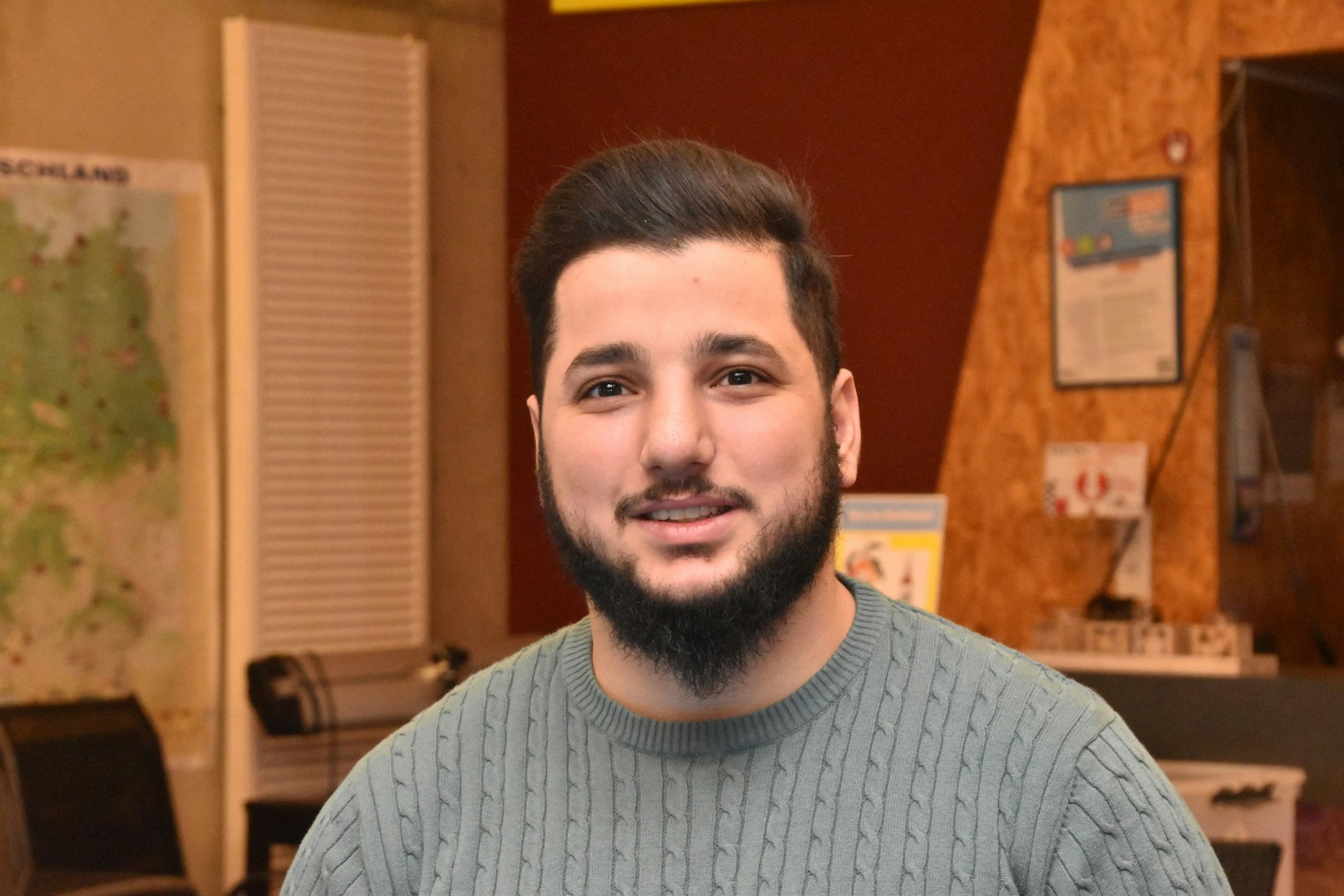 Enes Cantali im Eitorfer Jugendcafé
