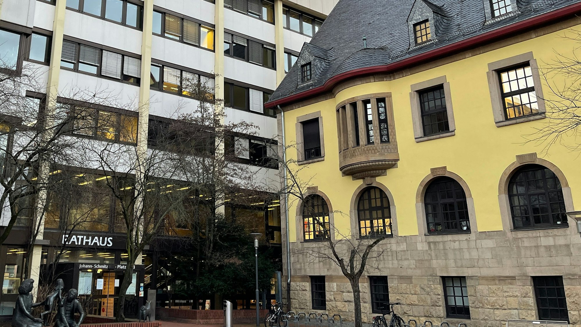 Das Rathaus in Frechen.