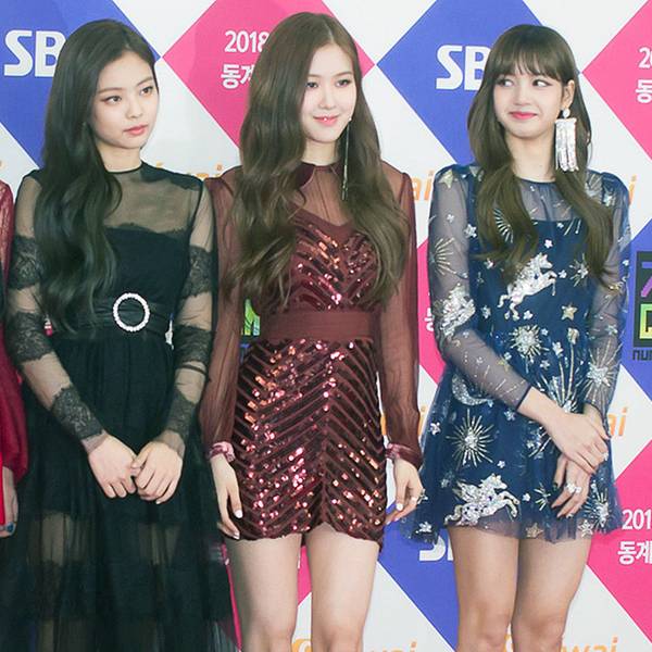 Jisoo (l-r), Jennie, Rose und Lisa (Lalisa Manobal), Sängerinnen der Girl-Group "Blackpink"