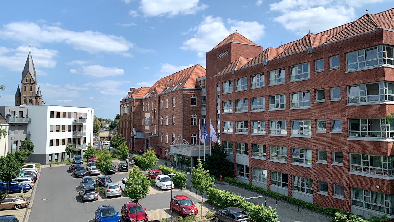 Ansicht des St. Agatha Krankenhaus