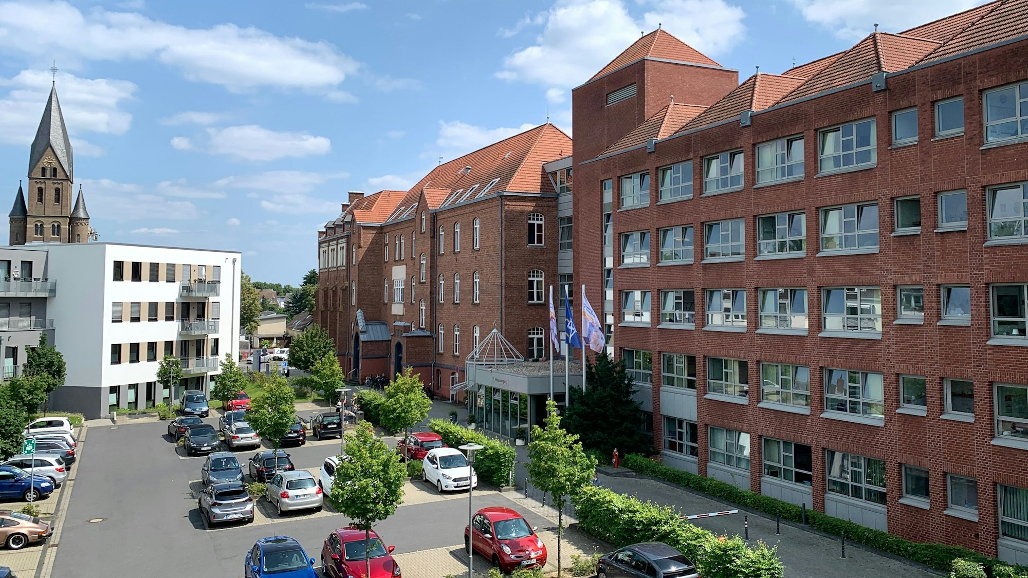 Ansicht des St. Agatha Krankenhaus