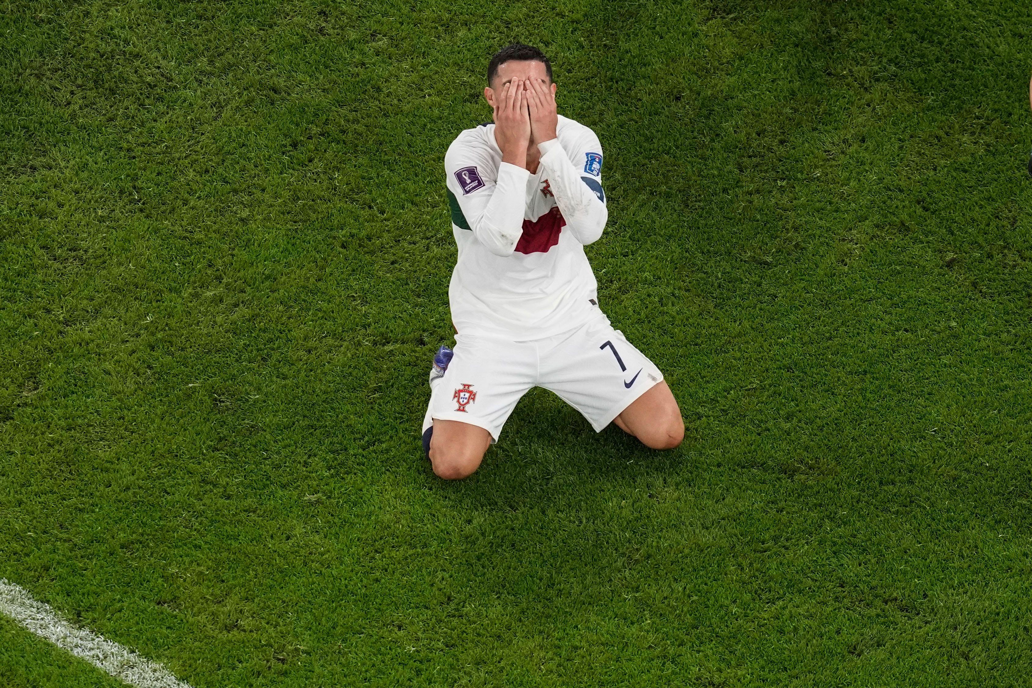 Cristiano Ronaldo im Spiel gegen Marokko