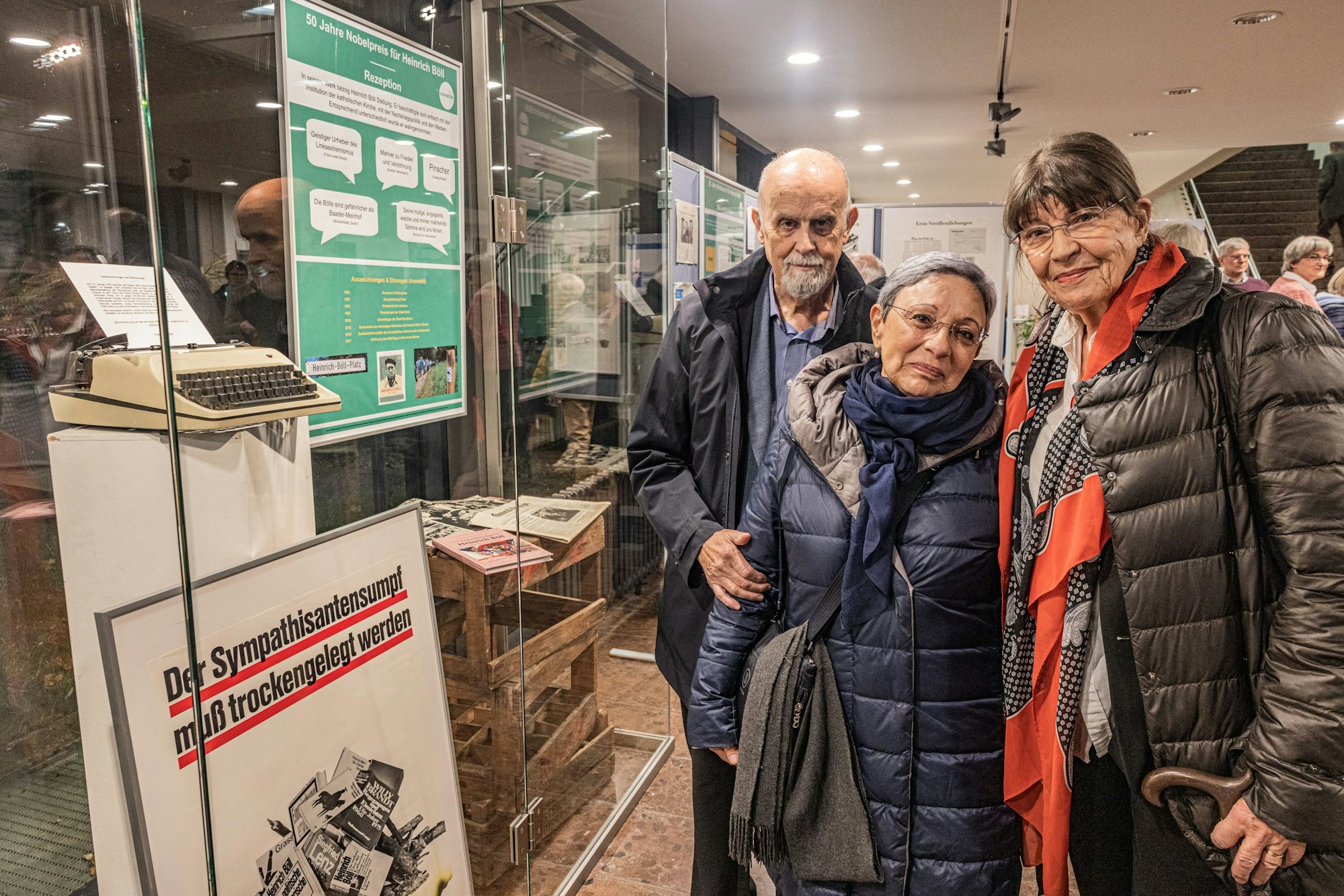 Zum Festakt für seinen Vater Heinrich Böll in Bornheim war auch René Böll gekommen.