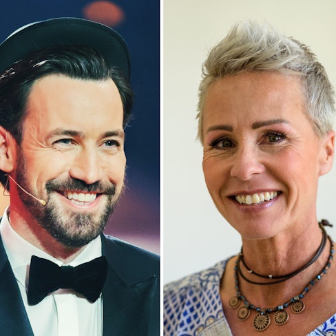 Die Moderatoren Jan Köppen (l.) und Sonja Zietlow