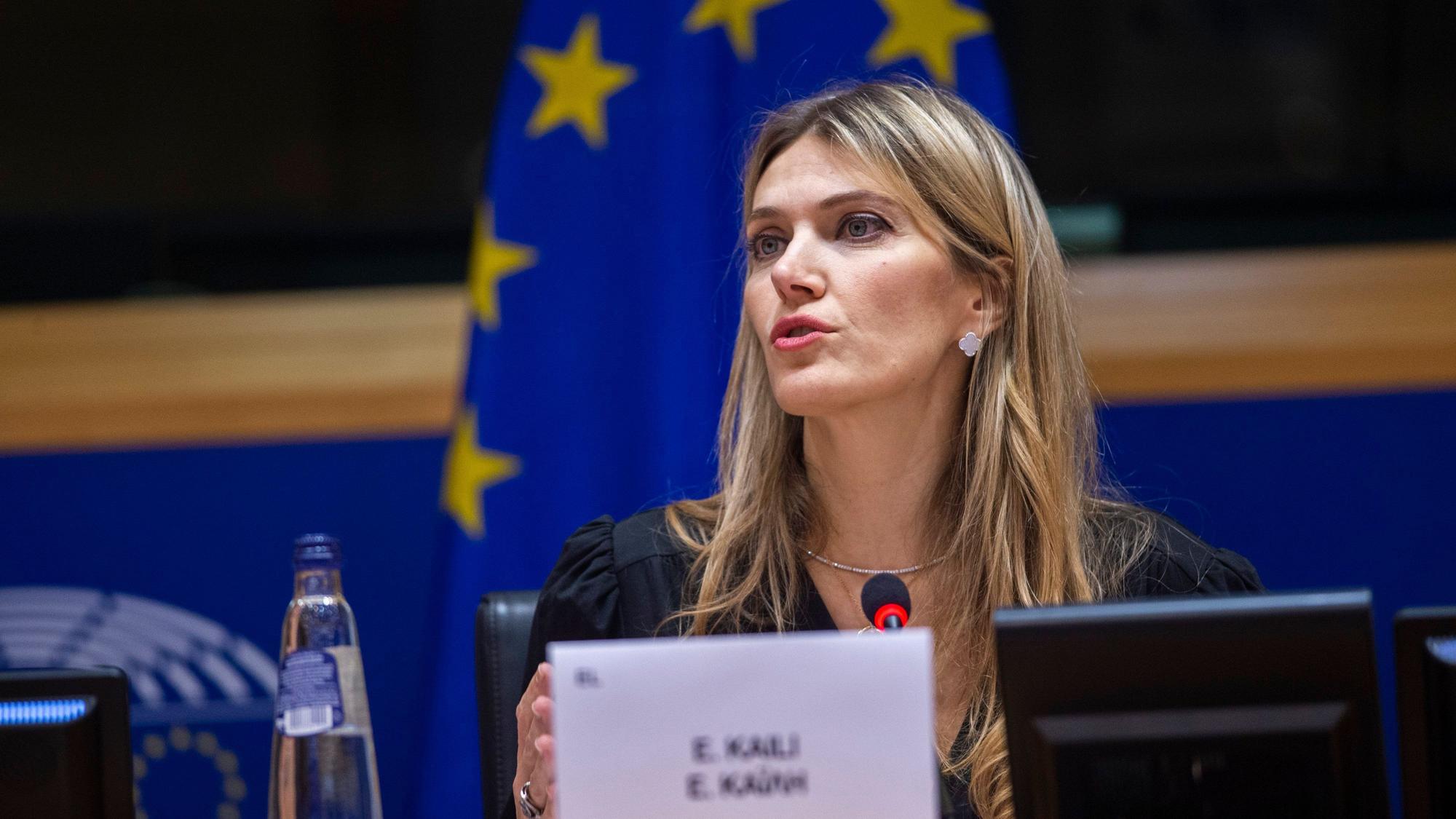Die ehemalige Vizepräsidentin des Europäischen Parlaments, Eva Kaili, sitzt zurzeit im Gefängnis. (Archivbild)