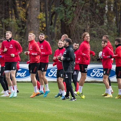 Der FC beim Training am Geißbockheim