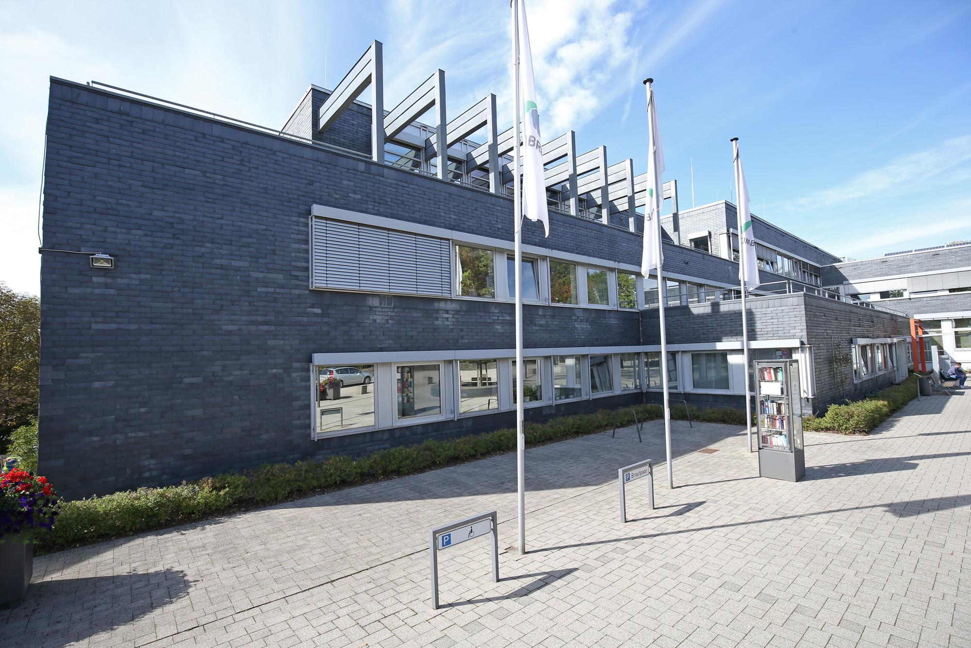 Die Fassades des Rathauses in Nümbrecht