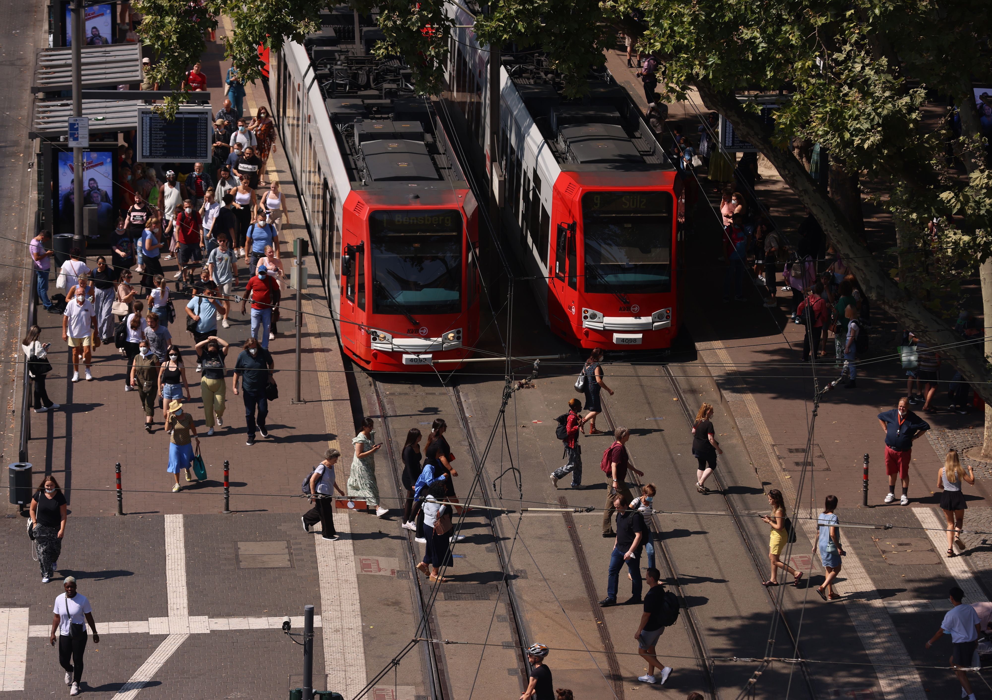 16.08.2022, Köln: Ansichten des Neumarkt in Köln. Foto: Thilo Schmülgen