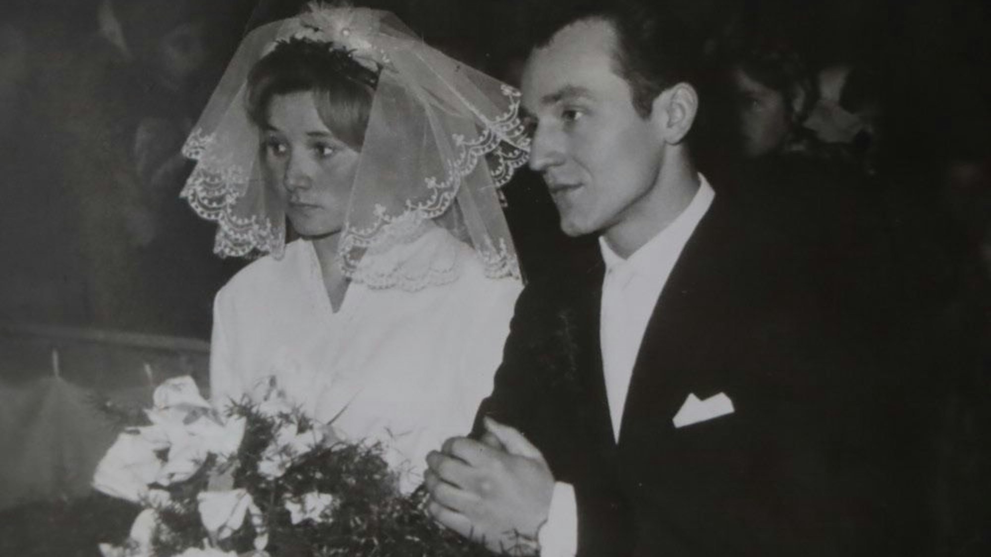 Adelheid und Berthold Cwielong bei ihrer Heirat 1962