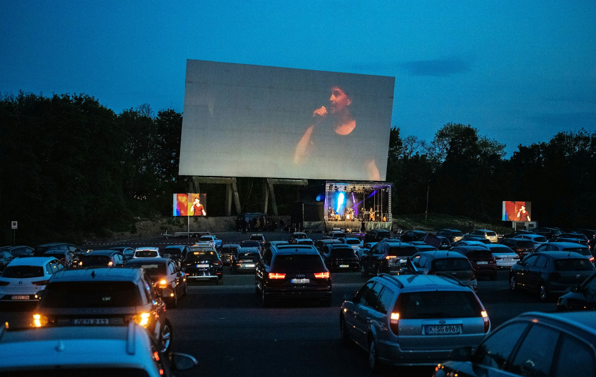 Das Autokino in Porz.