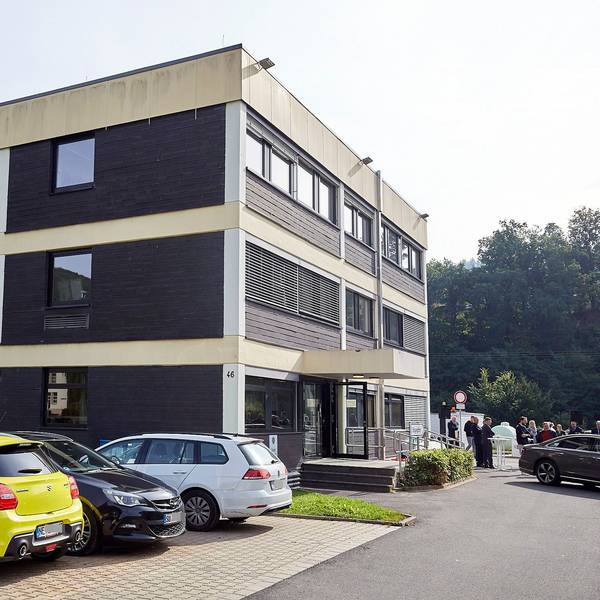 Die Polizeiwache Schleiden von außen.