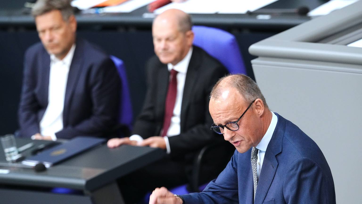 Einen Monat vor der Wahl könnte laut manchen Umfragen nur eine „Kenia“-Koalition aus Union, SPD und Grünen die nächste Regierung bilden. dpa
