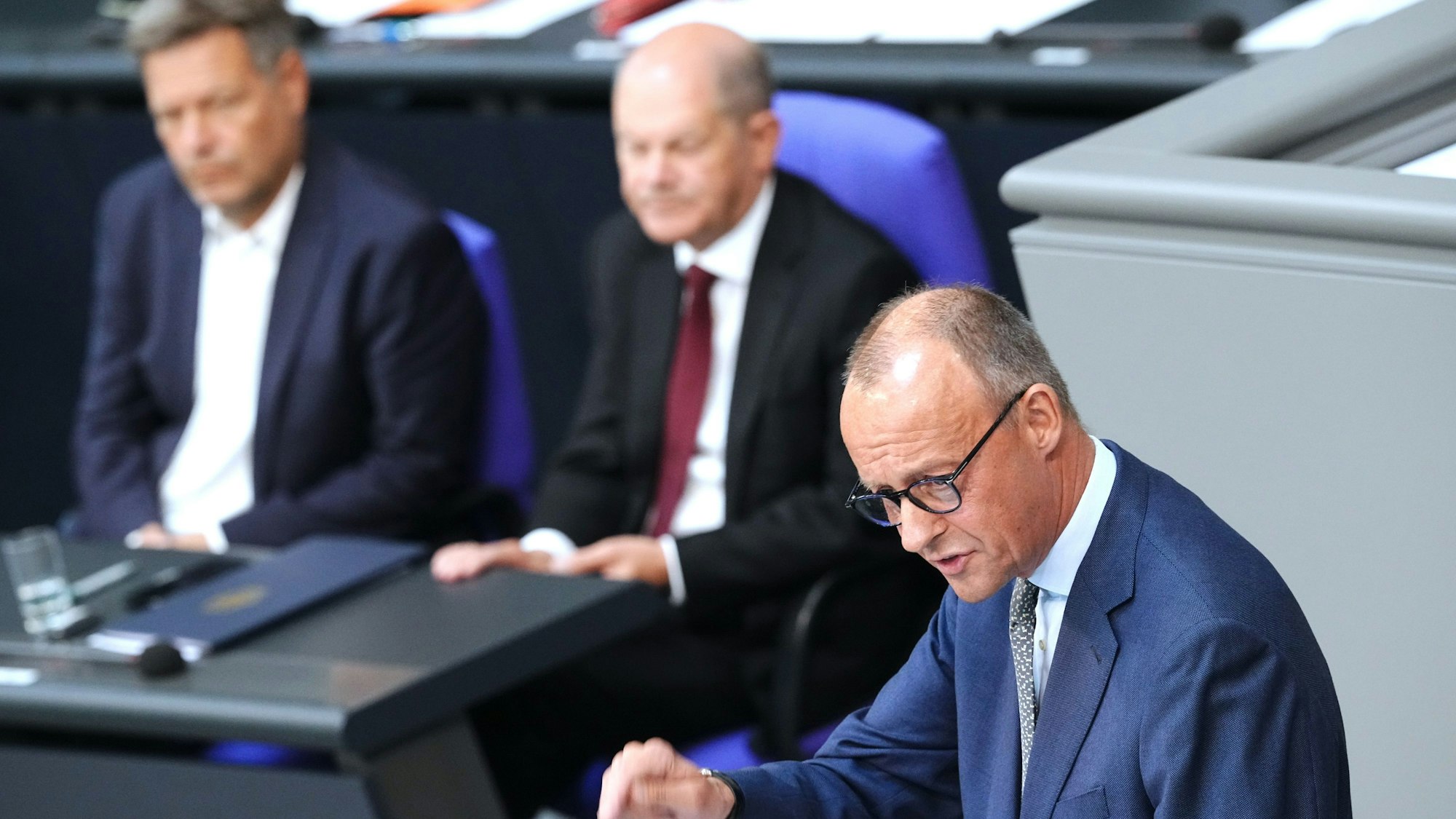 Einen Monat vor der Wahl könnte laut manchen Umfragen nur eine „Kenia“-Koalition aus Union, SPD und Grünen die nächste Regierung bilden. dpa