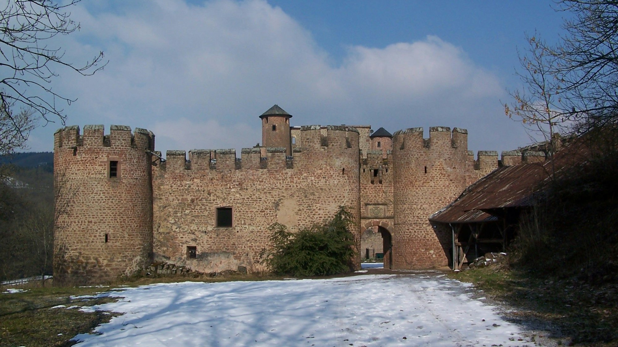 Schloss Hamm, Eifel, auf der Stausee-Prümtalroute