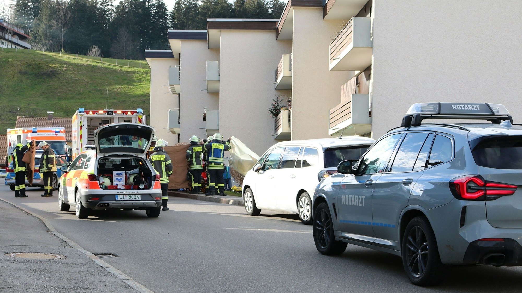 Unfall in Scheidegg (Landkreis Lindau)
