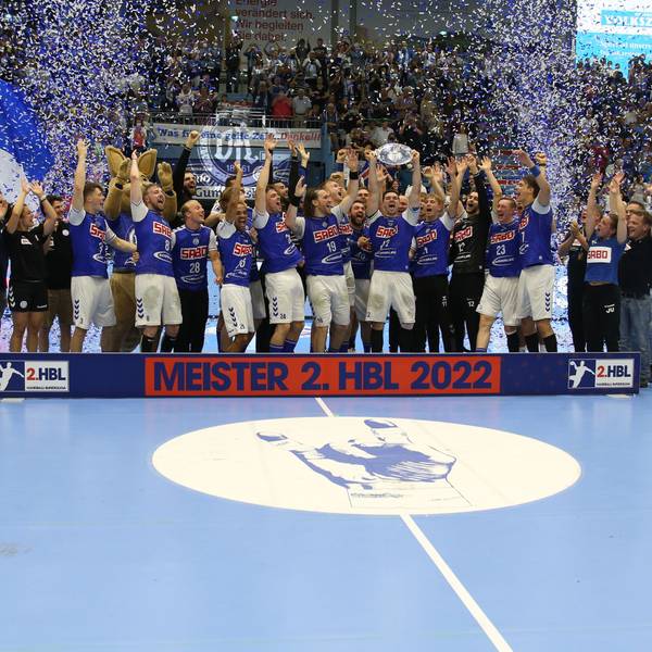 Handball 2. Bundesliga, letzter Spieltag, Schwalbe Arena, Verabschiedung.