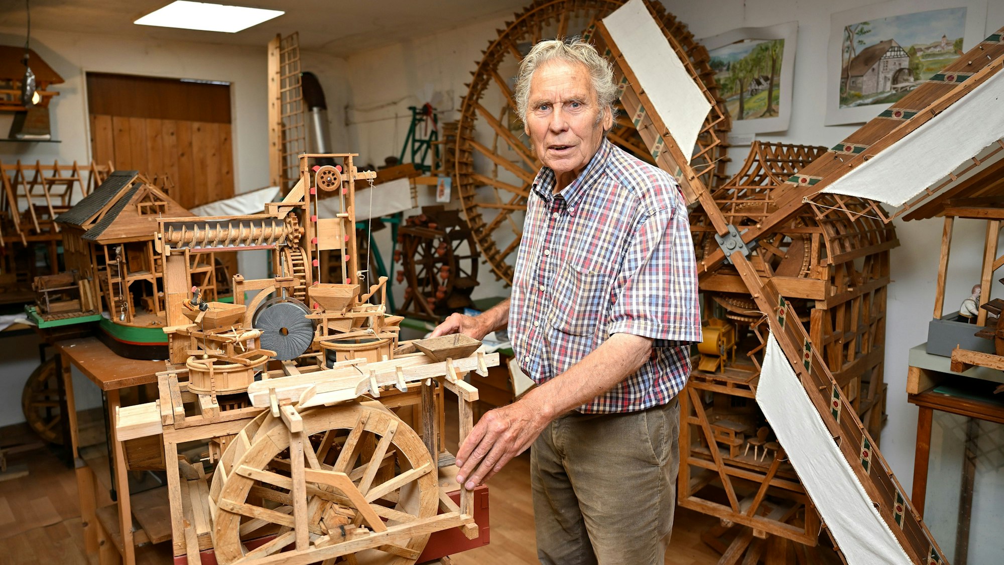 29. Mühlentag. Ausstellung bei Günter Blömer