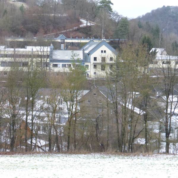 Blick auf das Kastell in Kreuznaaf.