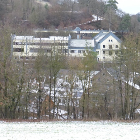 Blick auf das Kastell in Kreuznaaf.