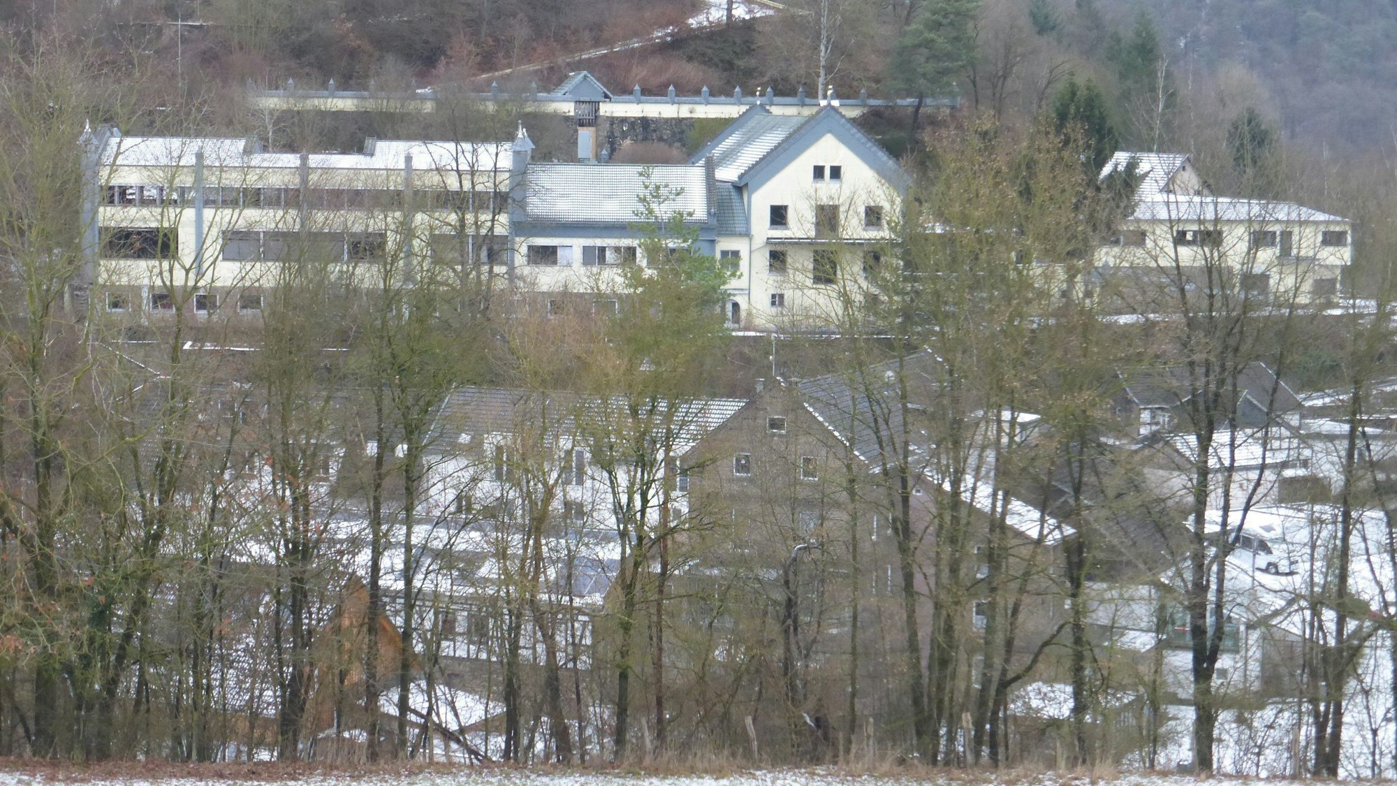 Blick auf das Kastell in Kreuznaaf.