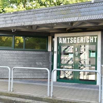 Eingang des Amtsgerichts.